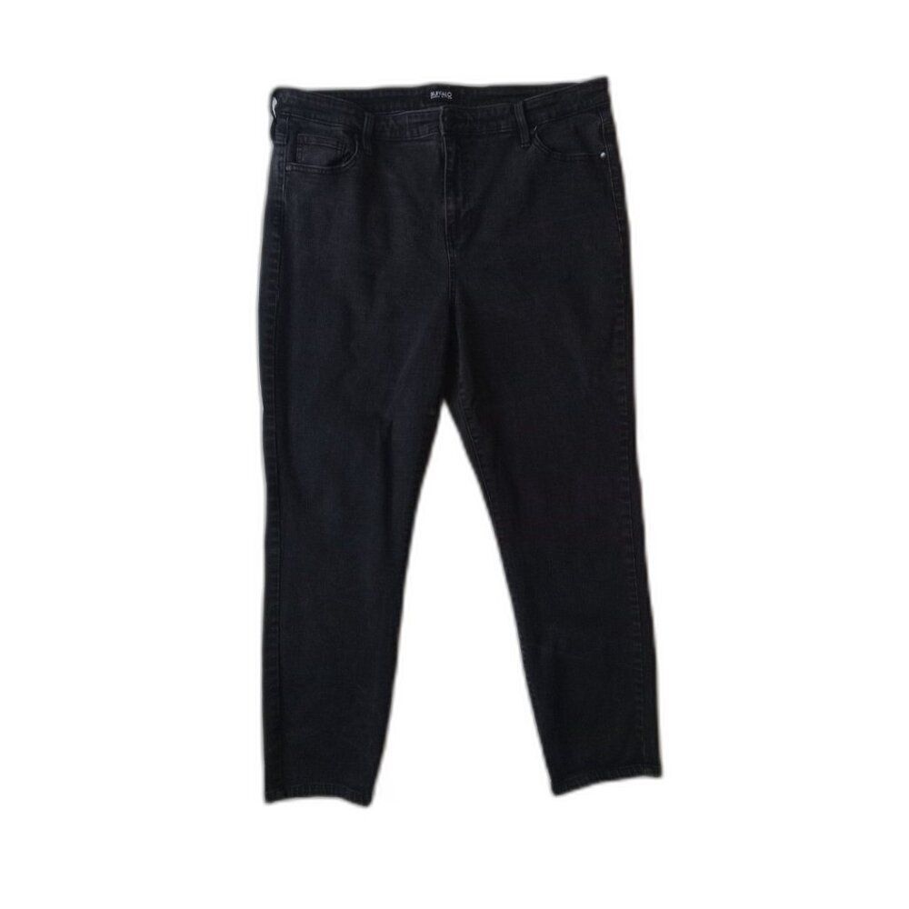 Buffalo David Bitton Plus Size Black Mollie High Rise Stretch Skinny Jeans 16